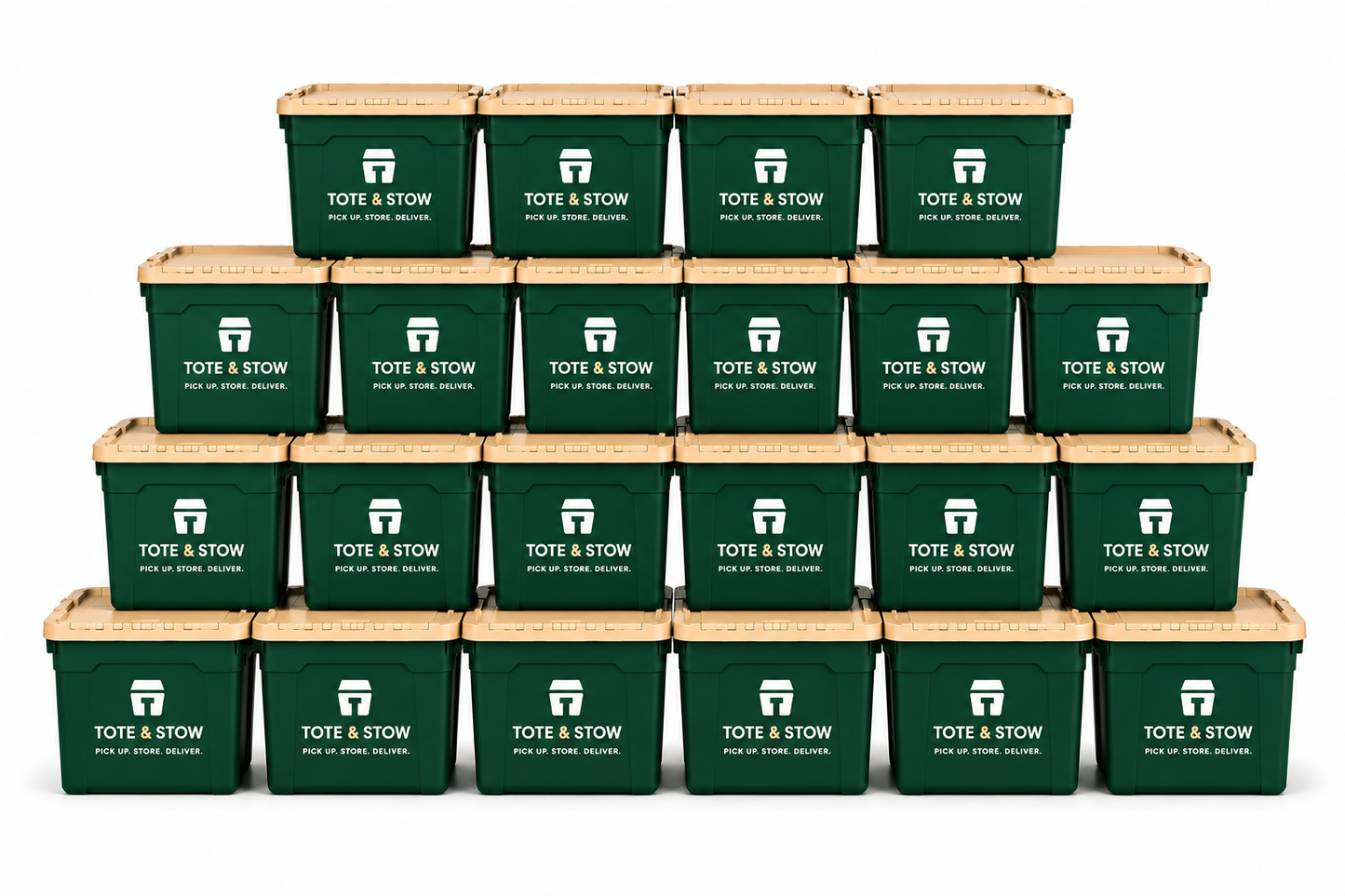 Heavy duty plastic totes
