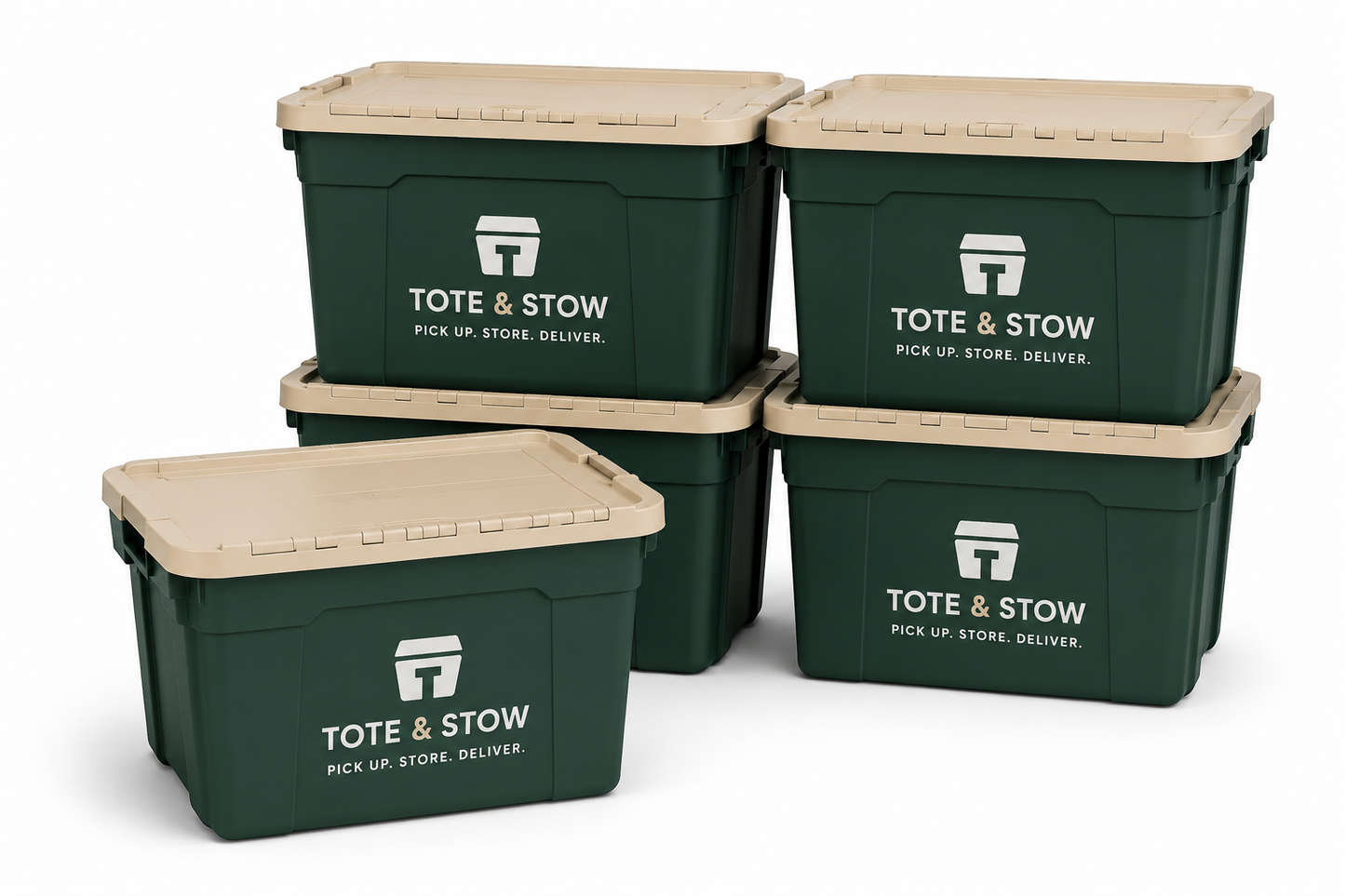 Heavy duty plastic totes