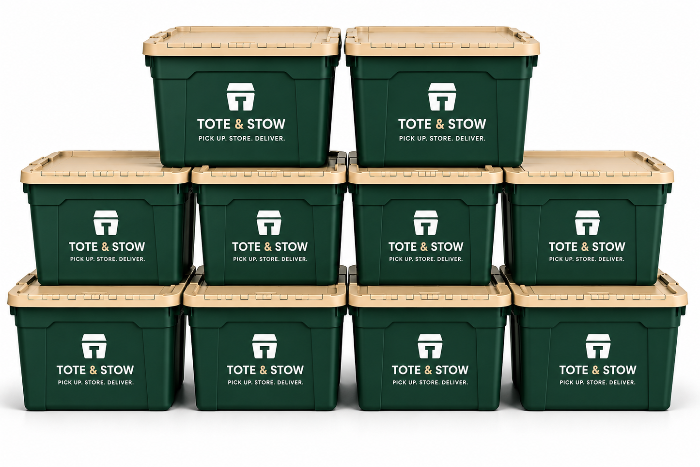 Heavy duty plastic totes