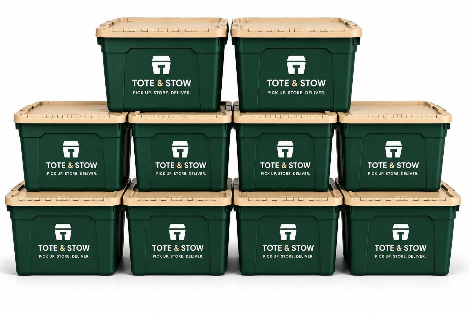 Heavy duty plastic totes