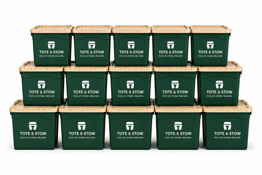 Heavy duty plastic totes