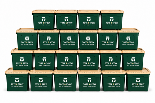 Heavy duty plastic totes